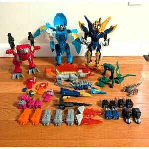 Huge Bandai DX Megazord Power Rangers Dino Fury Sentai Ryusoulger Kishiryu Lot